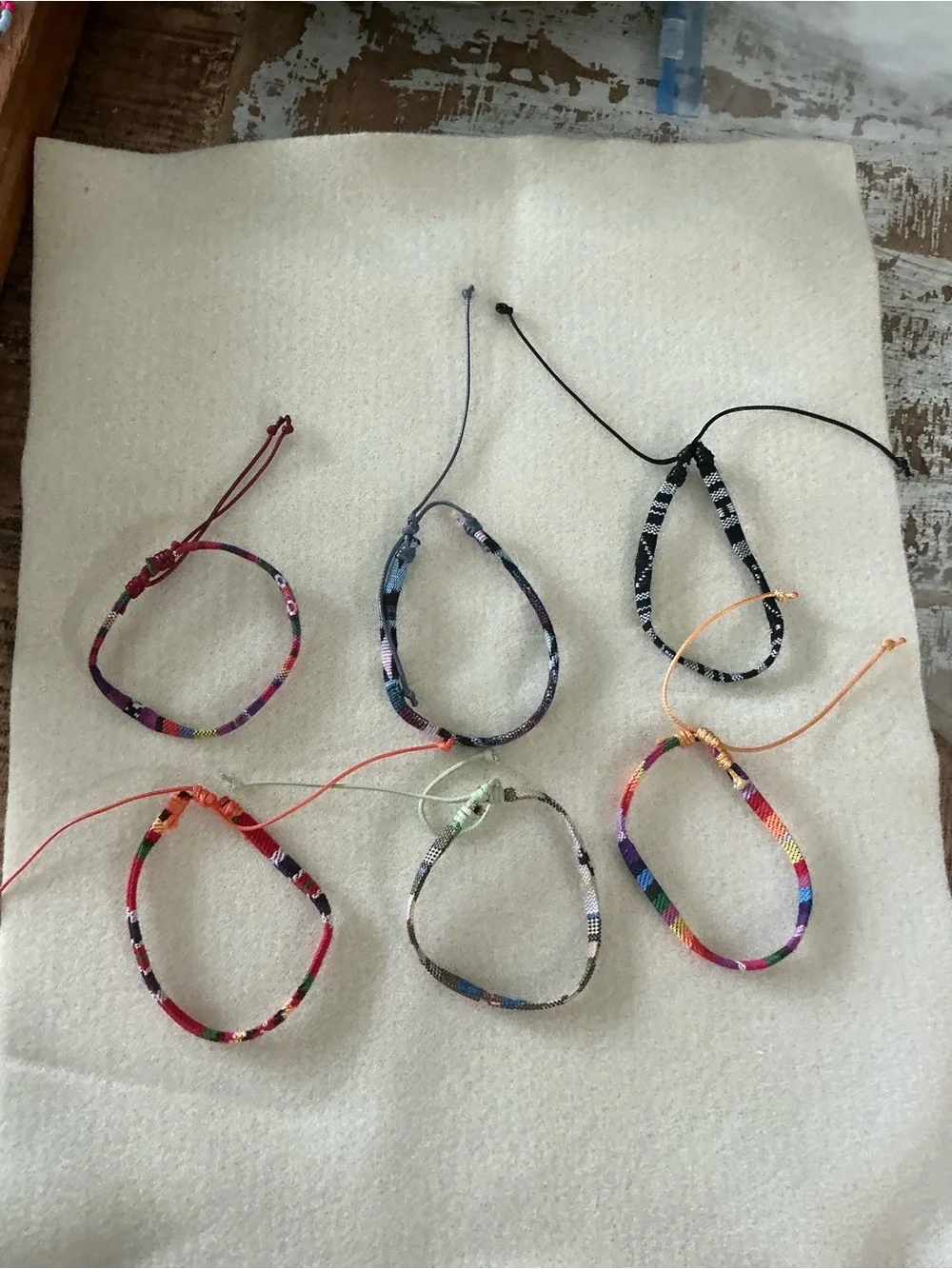Kids Multicolor Woven Friendship Bracelets - Assorted Colors